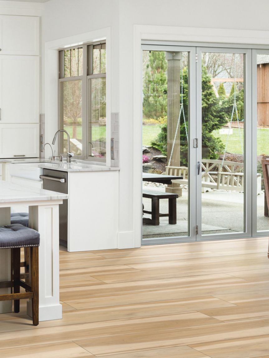 Family enjoying new flooring in their San Diego home. Up to 20% off and 0% interest for 12 months